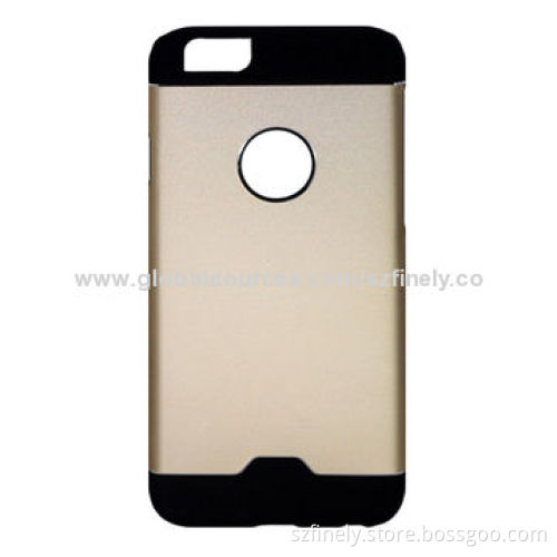 Metal case for iPhone 6, plating aluminum sheet with rubber coating, various colors availableNew